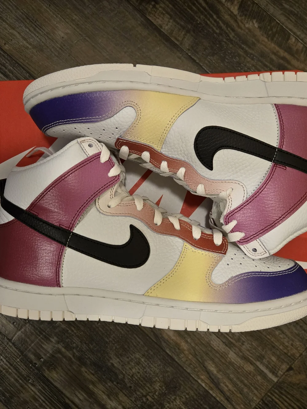 Nike Dunk High in Multicolored Gradient